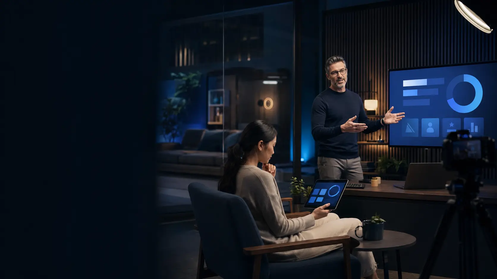 Coach+ experience: A room where progress feels personal.